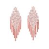 Rose Gold Strand Earrings